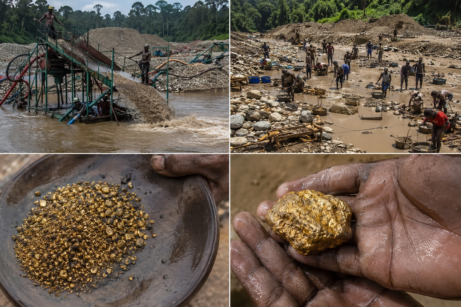 Gold pieces